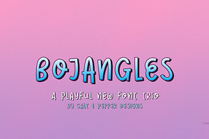 Bojangles Font Duo, a Font by Salt & Pepper Designs