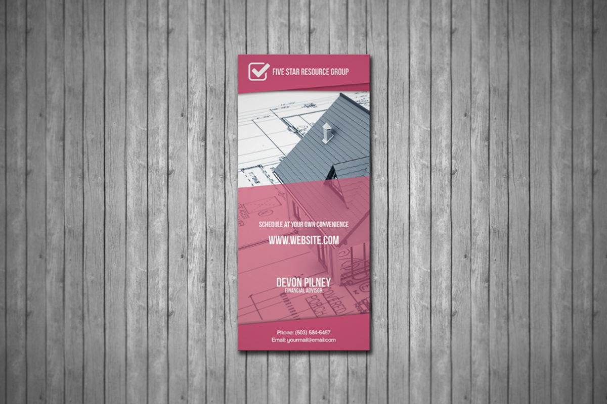 Realistic Rack Card Mock Up, a Print Template by Creative Shop (Photo 2 of 6)