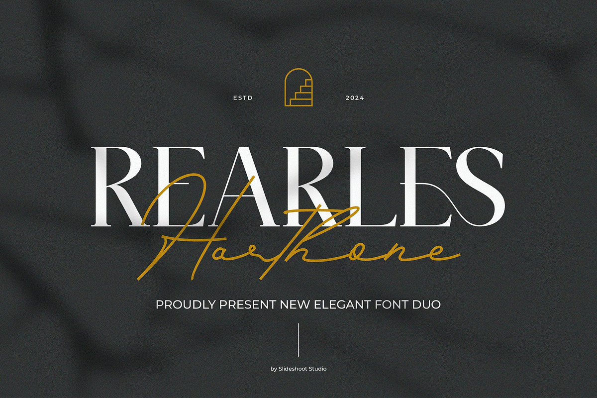 Rearles Harthone || Elegant Font Duo, a Serif Font by Idea Studio (Photo 1 of 10)
