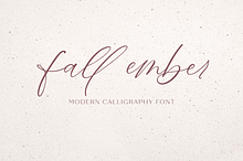 Fall Ember Calligraphy Font