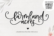 Farmland Acres | Script Font Duo, a Script Font by KA Designs (Thumbnail 1 of 31)