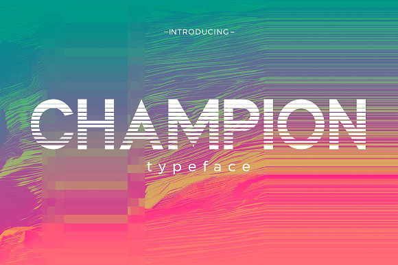 Champion Typeface preview 7