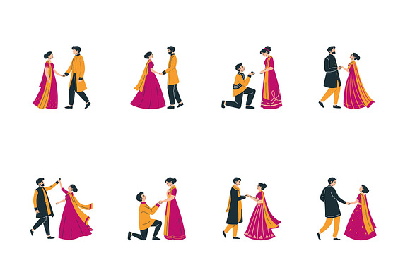 Indian Engagement Couple Set preview 2