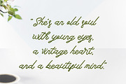 Anthalucya Monoline Script font, a Script Font by Anomali Creatype (Thumbnail 8 of 13)