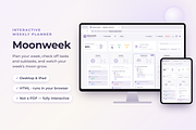 Weekly planner Interactive Moonweek, a HTML Template by Eves_Aquadreams (Thumbnail 1 of 12)