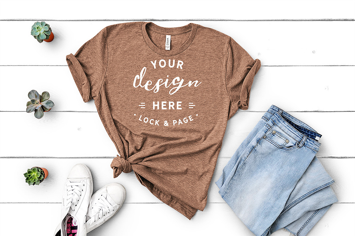 Bella Canvas T-Shirt Mockup Bundle, a Shirt Mockup by lock and page (Photo 77 of 85)