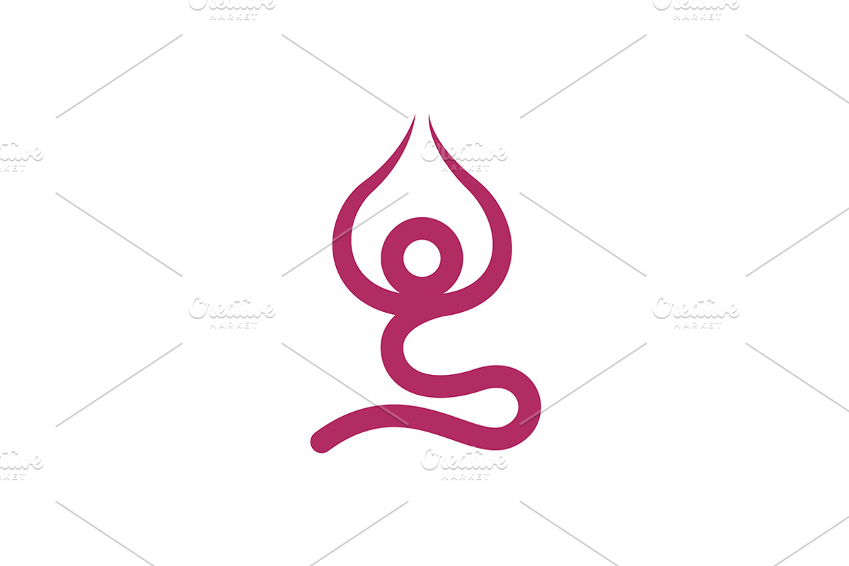 20 Logo Yoga Templates Bundle, a Branding & Logo Template by Friendesigns (Photo 3 of 21)