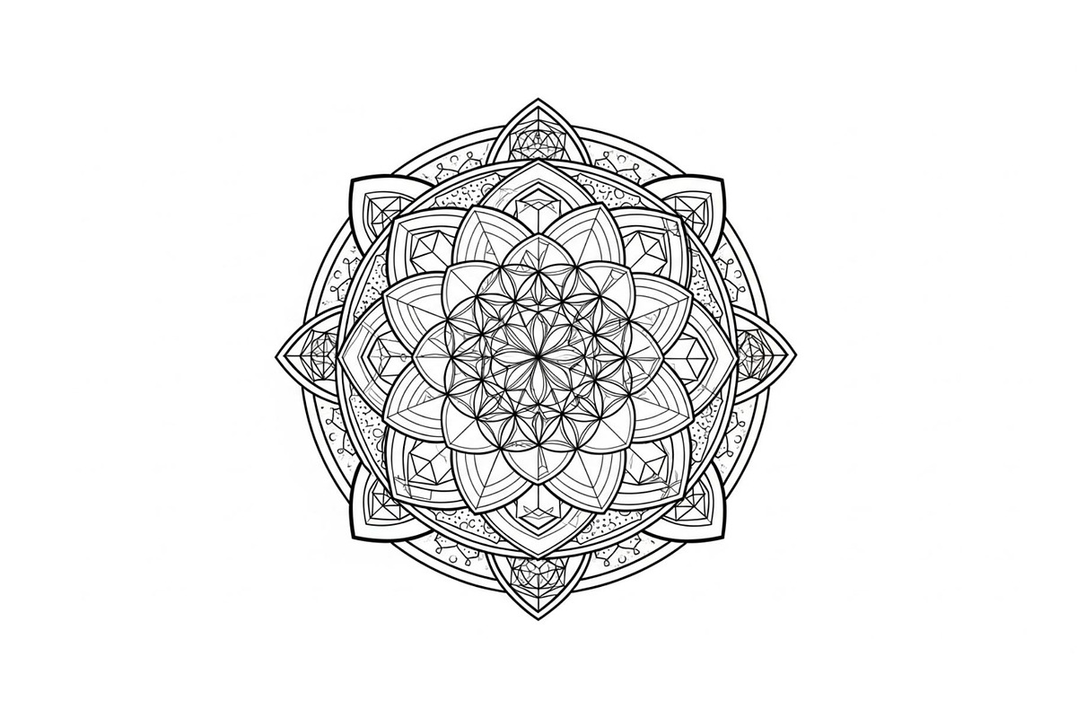 Mandala Flower SVG Bundle, an Illustration by Creativeshirt (Photo 11 of 31)