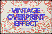 Vintage Overprint Effect, a Layer Style Add-On by Milka (Thumbnail 1 of 6)
