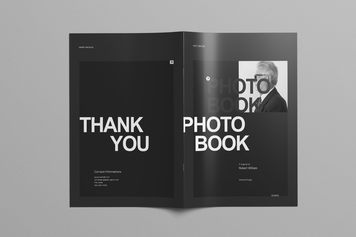 Photo Book Layout | Canva, a Brochure Template by Pixelpick (Photo 9 of 9)