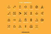 Outdoor Adventure Icon Font, a Symbol Font by Wes Franklin (Thumbnail 4 of 4)