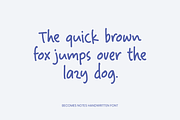 Becomes Notes Handwritten Font, a Handwritten Font by alphArtype (Thumbnail 8 of 11)