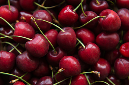 Fresh red cherries fruit, a Food & Drink Photo by Olena Rudo