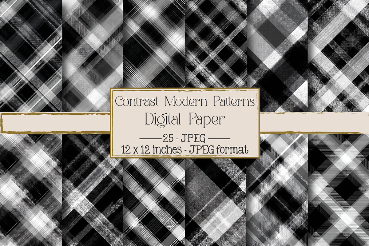Contrast Modern Patterns, an Illustration by DreamPrint404 (Photo 1 of 4)
