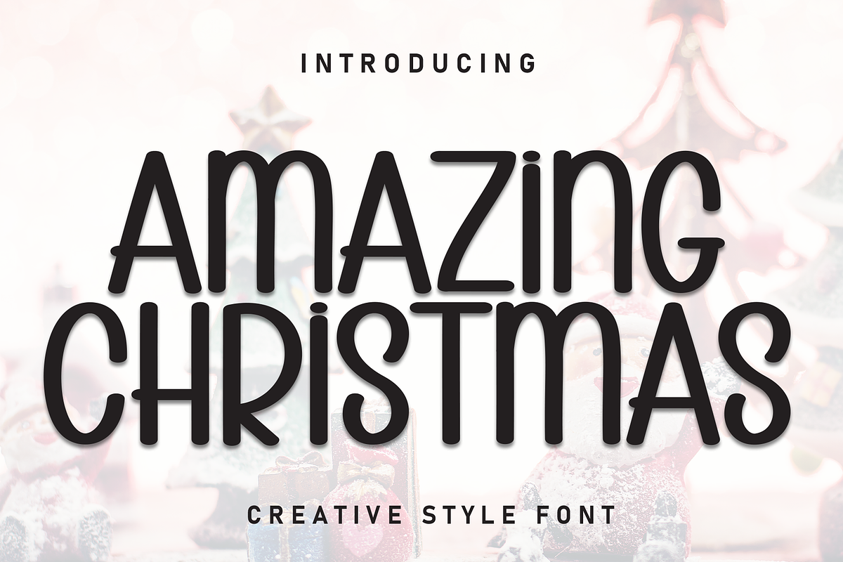 Amazing Christmas | Script Font, a Script Font by Scratchones (Photo 1 of 8)