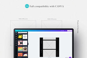 CANVA & PS / 120 Film Frames