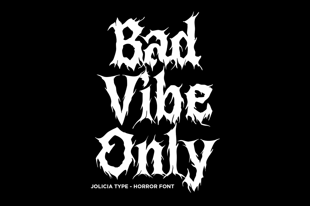 Spooky Party Club | Halloween Horror, a Blackletter Font by Jolicia Type (Photo 6 of 14)