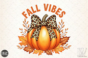Fall Vibes Halloween Pumpkin Png, an Illustration by Libby Wishes (Thumbnail 1 of 6)