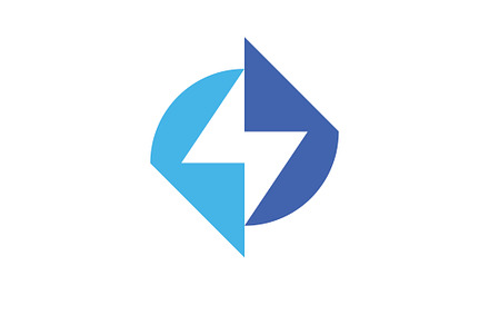 Lightning logo. Electrical energy, a Branding & Logo Template by T.Vooka
