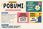 POBUMI, a Handwritten Font by Pitchlook.Studio (Thumbnail 2 of 4)