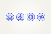 factory equipment providers line art, an Outline Icon by Blazybone (Thumbnail 2 of 2)