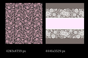 Lace roses frames and ribbons., a Pattern Graphic by Ajuga (Thumbnail 7 of 7)