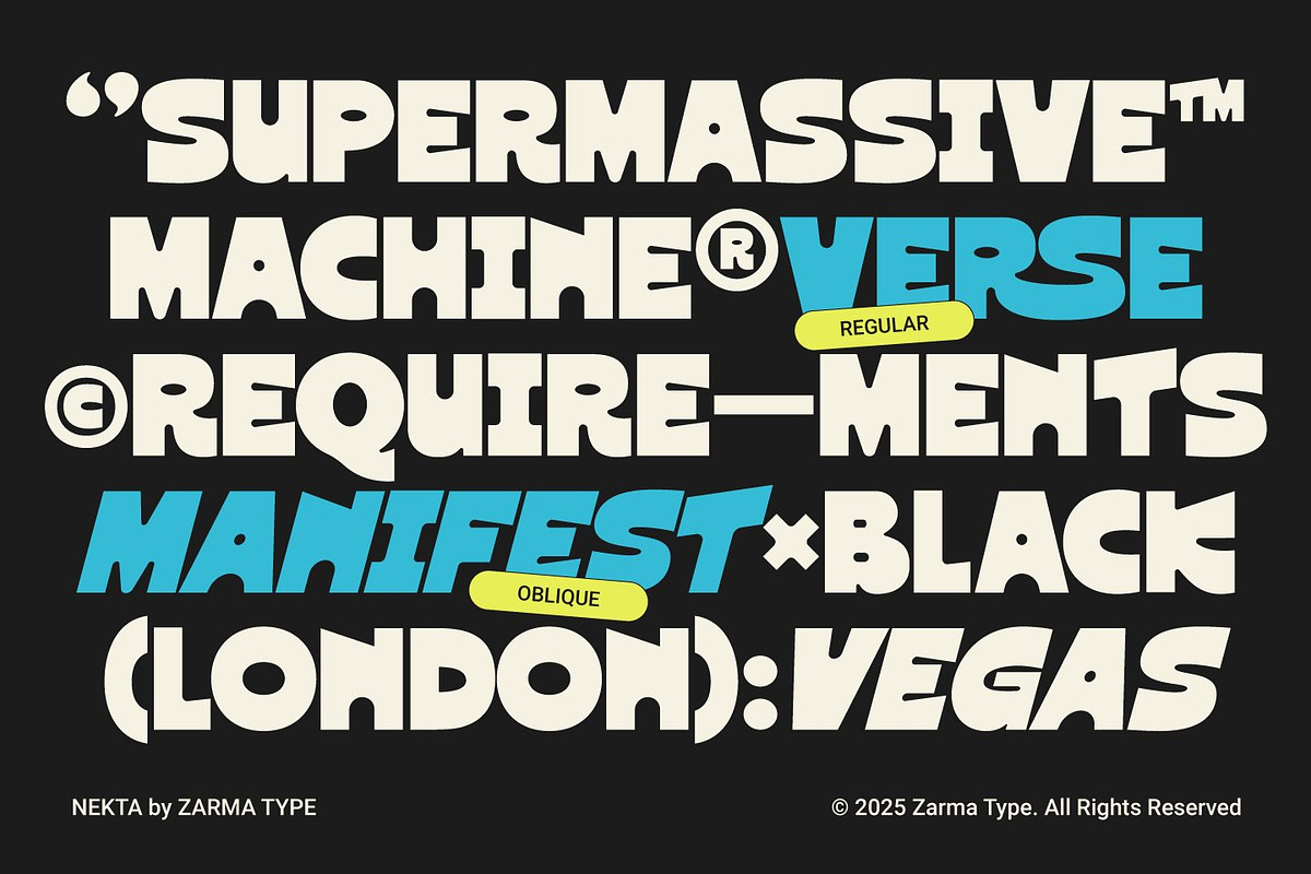 Nekta - Bold Modern Sans Serif Font, a Sans Serif Font by Zarma Type (Photo 8 of 13)