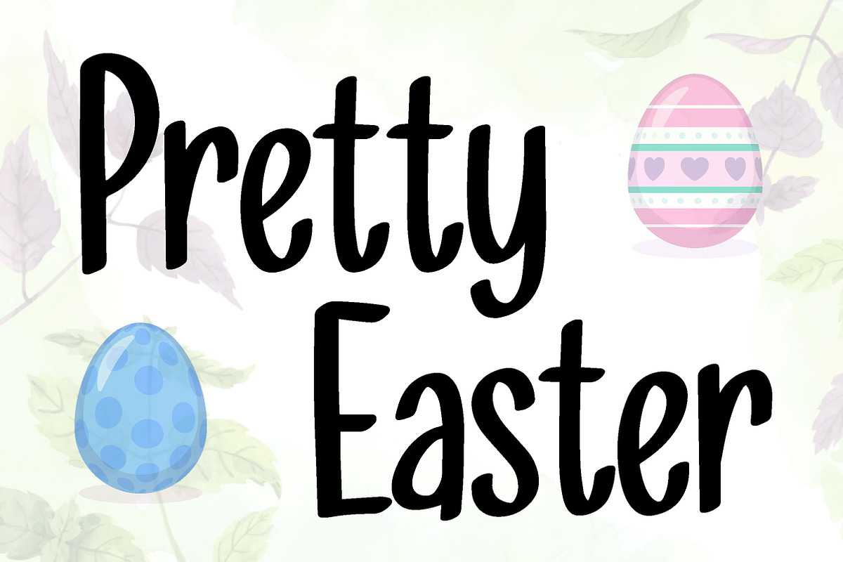 Pretty Easter, a Handwritten Font by Wow Magic (Photo 1 of 3)