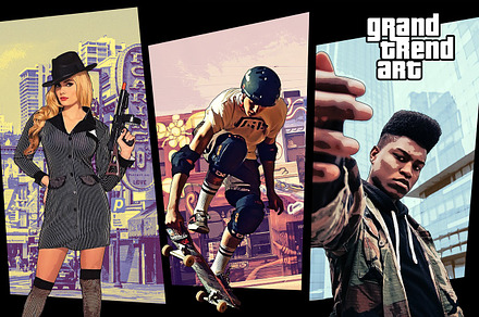 GTA Photoshop Action, an Action Add-On by lilibellons