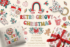 Retro Groovy Christmas