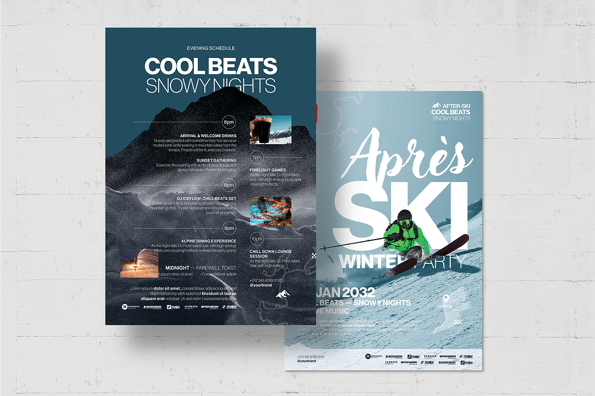 Apres Ski Flyer Template, a Flyer Template by BrandPacks (Photo 5 of 5)