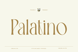 TBJ Palatino Stylish Serif Font