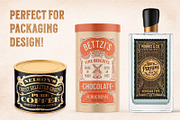 Nostalgic Font and Label Collection, a Graphic by Heritage Type Co. (Thumbnail 6 of 14)