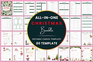 All-In-One Christmas Bundle, a Stationery Template by Shumaya