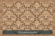 Moths & Vines Seamless Pattern, an Animal Illustration by Johanna V. Creative (Thumbnail 2 of 4)