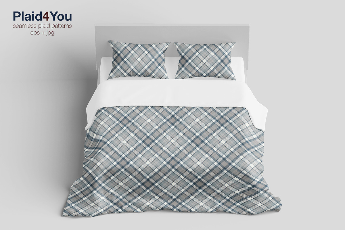 #115 Plaid Pattern in Light Grey, a Pattern Graphic by Plaid4You (Photo 6 of 8)