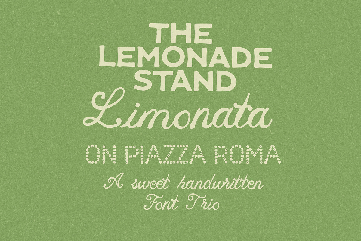 Handwritten Sign Painter Font Trio, a Handwritten Font by Laras Wonderland (Photo 1 of 10)