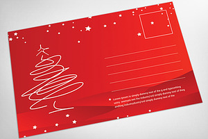 Christmas Postcard Templates.