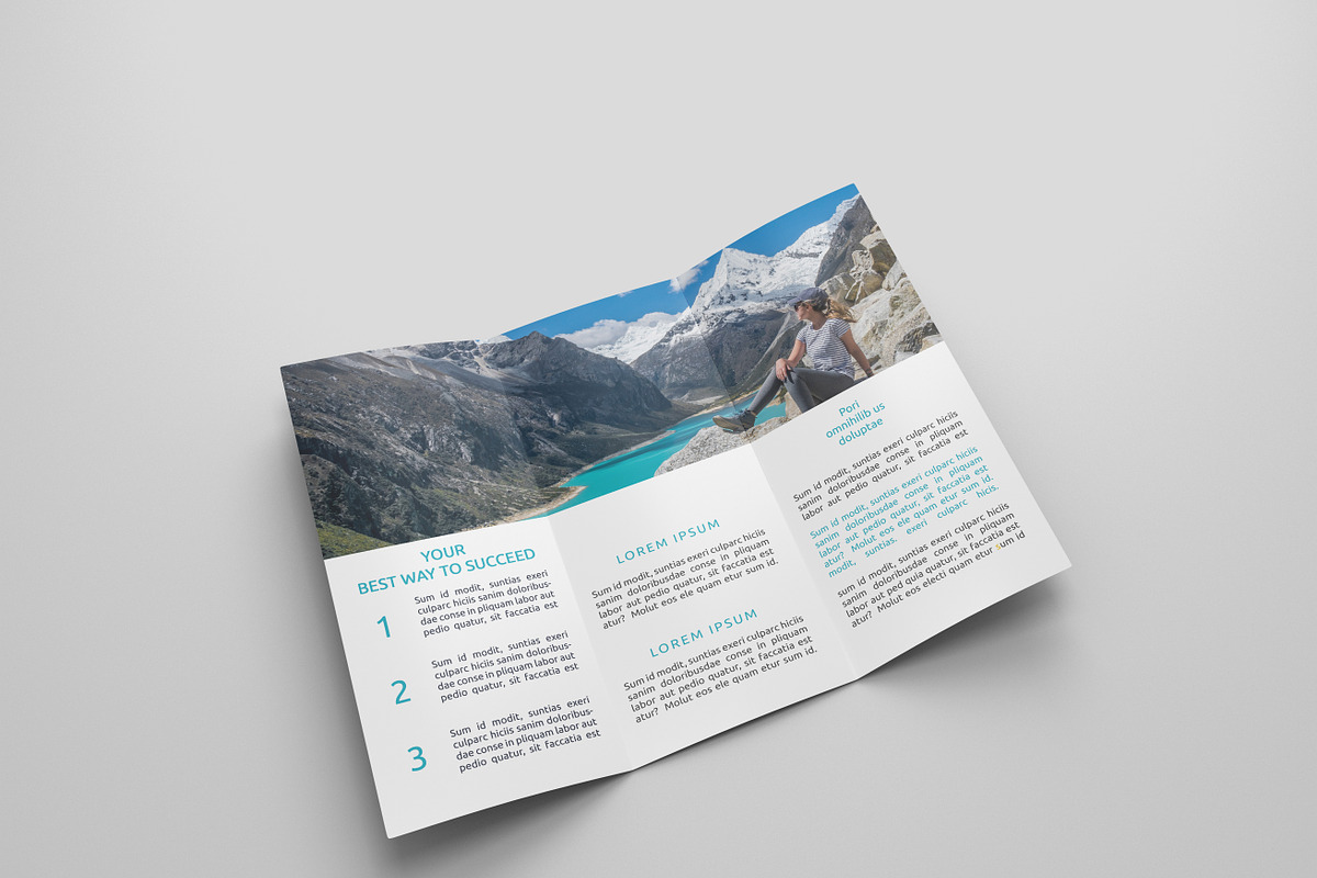 6 Travel  Tri Fold Bochures, a Brochure Template by Creatricks (Photo 7 of 13)