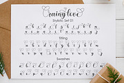 Rainy Love | Lovely Calligraphy, a Script Font by Almeera Std (Thumbnail 6 of 10)