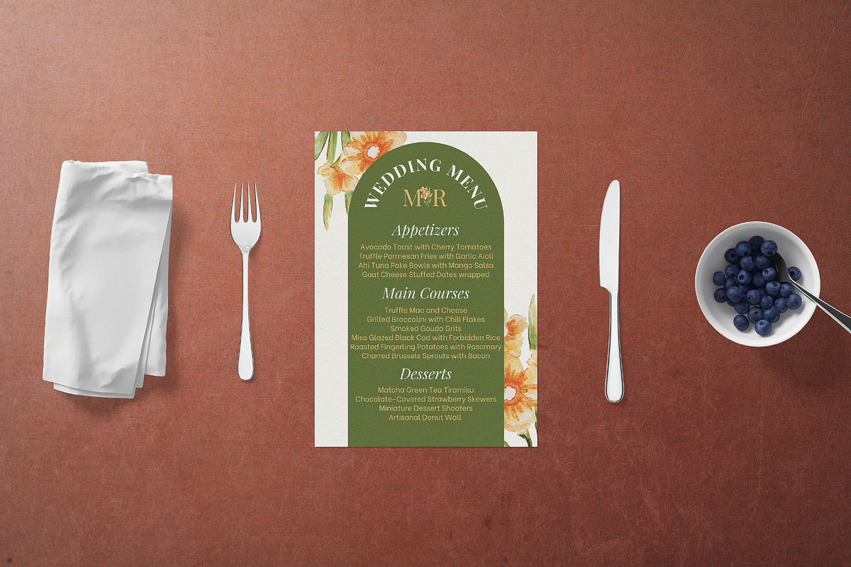 Floral Wedding Suite Canva Template, a Marketing Template by ArbaStudio (Photo 5 of 5)