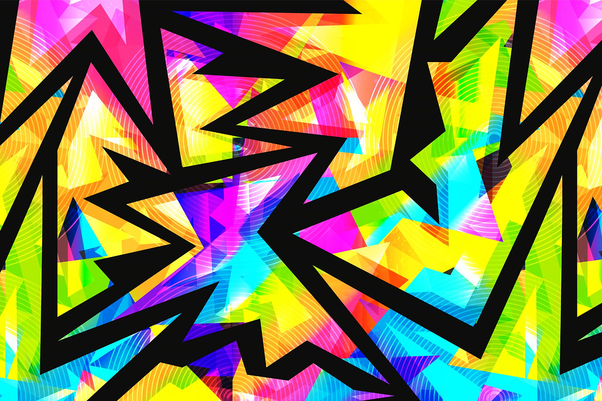 Vibrant seamless pattern pack, a Pattern Graphic by Gudiny (Photo 5 of 12)