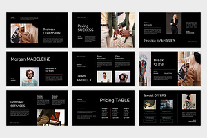 Cosea Fashion Business Google Slides