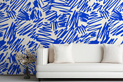 Blue Marker Scribbles, a Pattern Graphic by MalyskaStudio (Thumbnail 2 of 5)