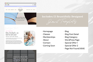 Fitness Studio Website Template