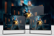 4K OLED TV Mockup, a Product Mockup by Design by Mirko (Thumbnail 2 of 8)