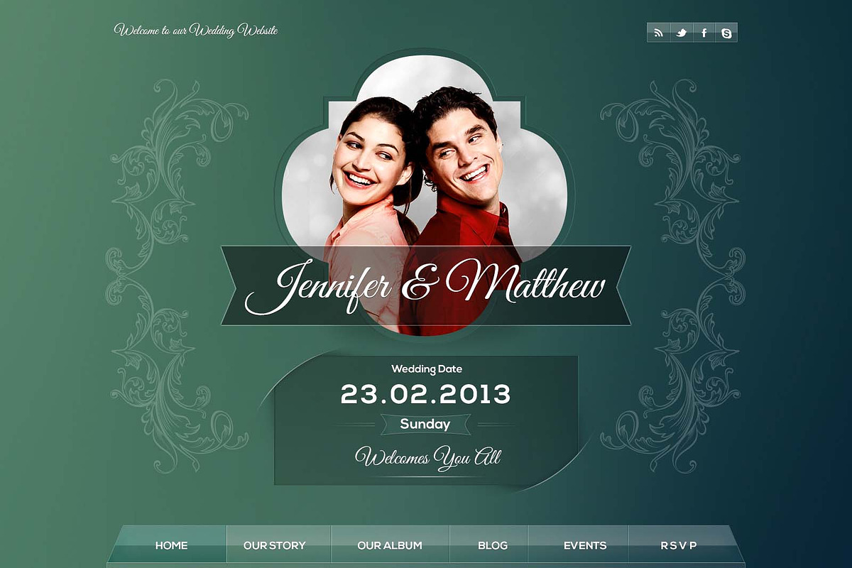 Marriage Invitation WordPress Theme, a Templates & Theme by hsoft (Photo 2 of 2)