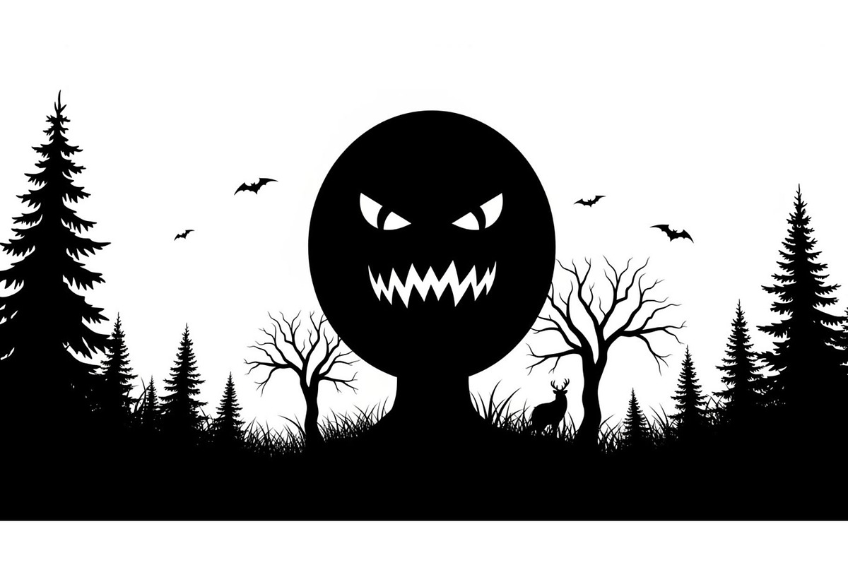 Dark Halloween Forest Design, a Graphic by BIPLOB EXPERT (Photo 10 of 13)