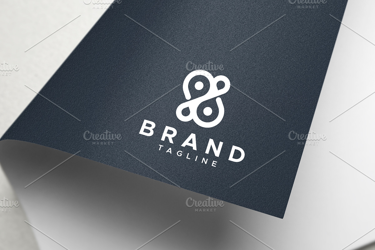 Infinity pin droplet logo design, a Branding & Logo Template by Amadul11 (Photo 4 of 5)
