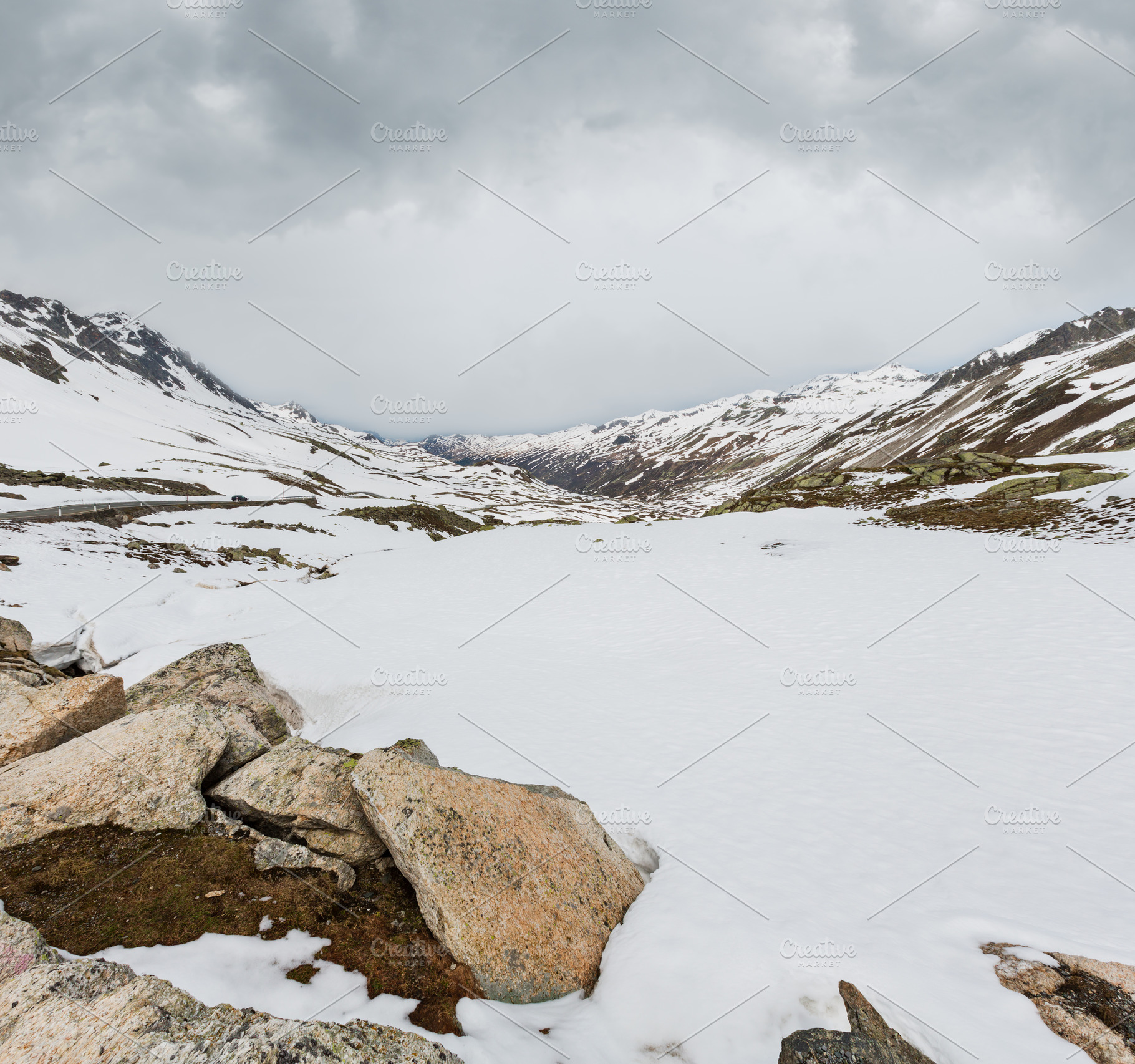 Spring Alps mountain landscape, a Nature Photo by YuriyB